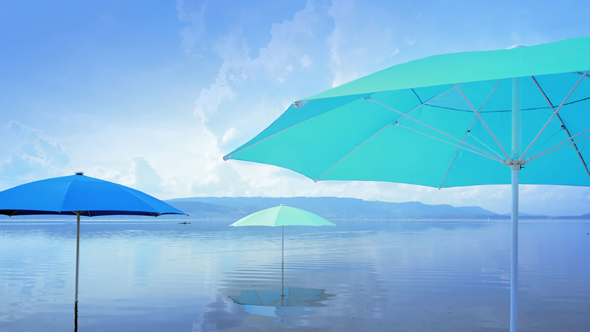 Sonnenschirme von der BiKATEC Metall- und Textilverarbeitungs GmbH